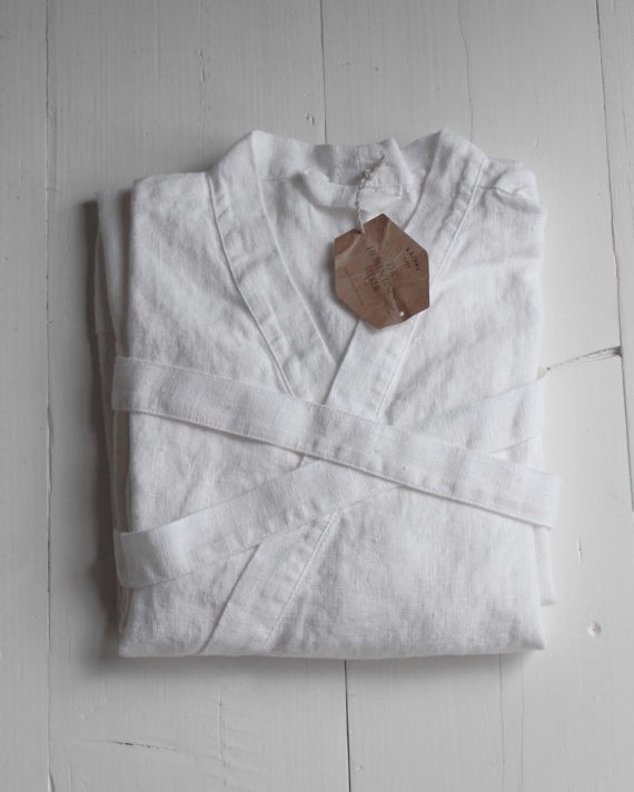 Heaven Linen kylpytakki valkoinen L/XL