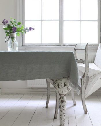 Heaven Linen pöytäliina 145 x 250 eukalyptuksen vihreä