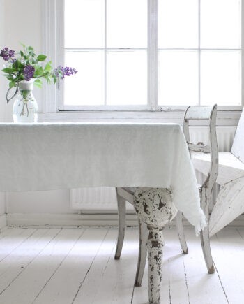 Heaven Linen pöytäliina 145 x 250 valkoinen