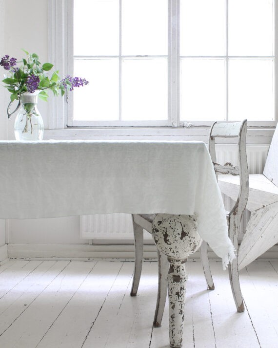 Heaven Linen pöytäliina 145 x 350 valkoinen